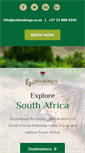 Mobile Screenshot of ezibookings.co.za